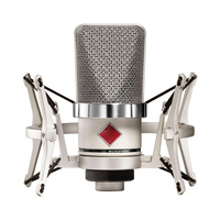 Tlm102 Condensateur Microfoon Hart Type Studio Set, Nikkel, Geschikt Voor Muziekproductie Opnemen Zang Streaming