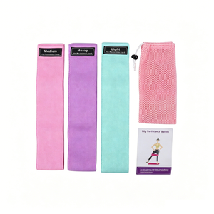 MDSport Home <b>Workout</b> Booty <b>Band</b> Heavy Resistance <b>Bands</b> Custom Logo Polyester Fabric Hip <b>Bands</b> Set High Elastic for Body Building - Product Image 2