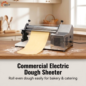 <span class=keywords><strong>Laminoir</strong></span> à pâte électrique commercial automatique en acier inoxydable 110/220V pour boulangerie et pâtisserie, moulin à farine - Product Image 1