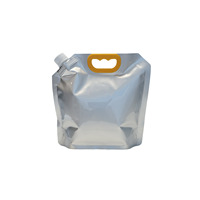 Pochette Doypack OEM en aluminium écologique et recyclable avec bec verseur et poignée inclinée pour l'emballage de liquides, boissons et aliments pour bébés