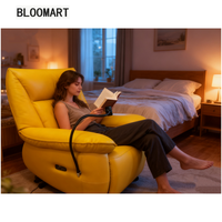 Fauteuil inclinable électrique pivotant à 270 degrés Planeur à commande vocale Support intelligent pour téléphone à bascule Menthe Nursery Recliner