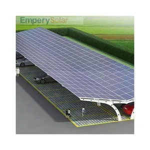 OEM太阳能车棚光伏板地面安装支架