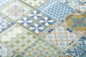 Cao cấp phong cách hiện đại arabesque khảm ốp tường mới đến <span class=keywords><strong>travertine</strong></span> Đá ThủY Tinh cho nội thất khách sạn thiết kế sàn gỗ OEM & ODM - Product Image 4