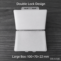 Boîte de rangement en plastique avec insert en mousse, étui de protection pour petits composants