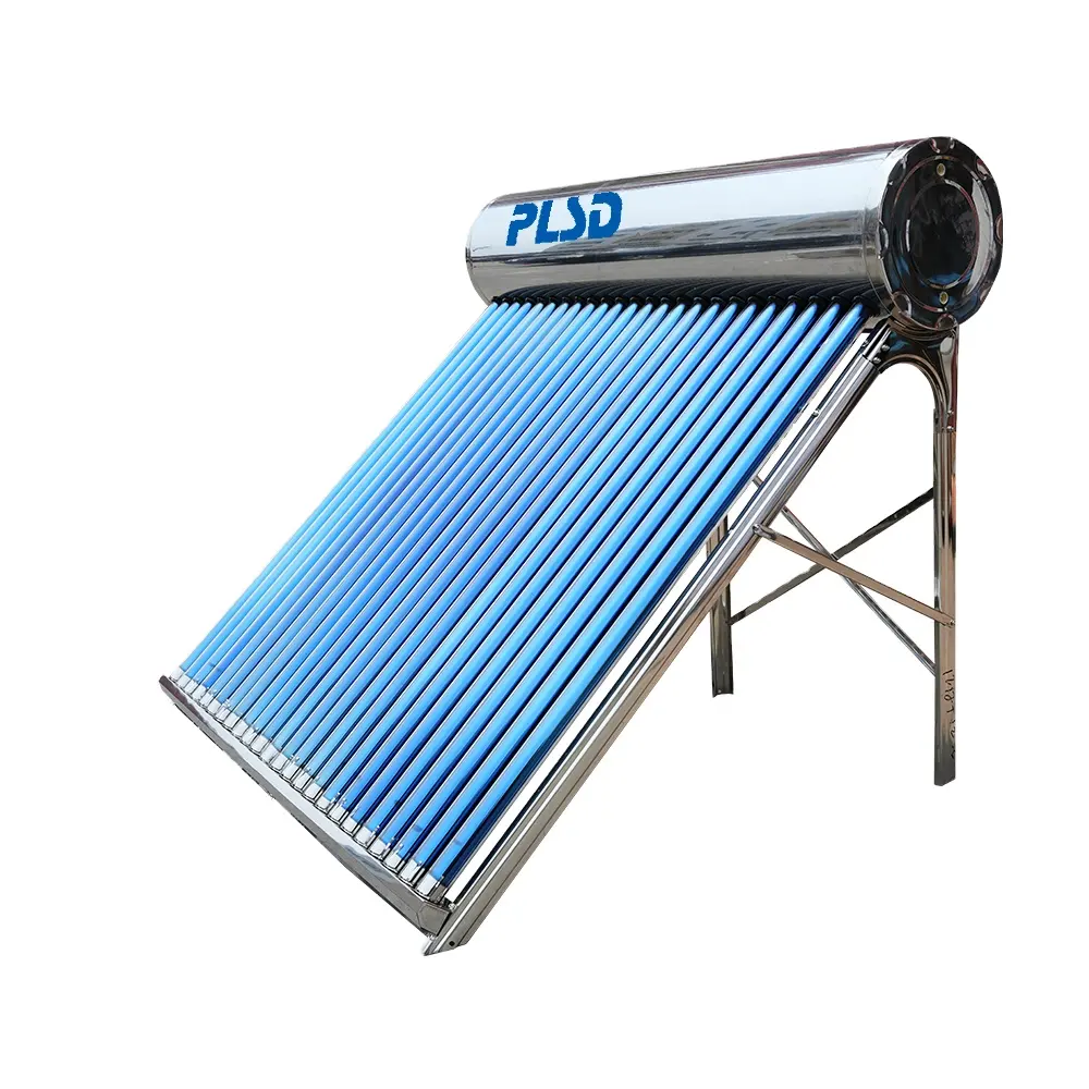 SS304 ODM OEM High-quality Compact Pre-heated Copper Coil Solar Water Heater Vacuum Tube Solar Water Heater