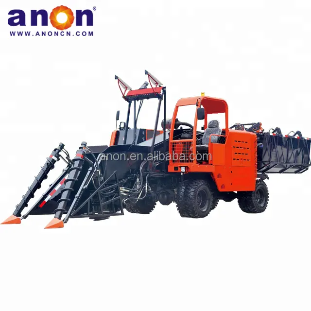 ANON Sugarcane Harvester Agriculture Machinery mini sugar cane harvester whole stalk sugar cane cutter machine harvester