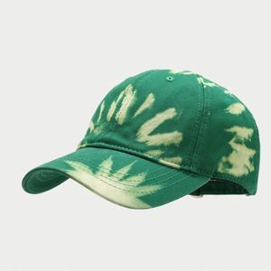 2023 New Graffiti Cotton Baseball Cap Street Fashion Soft Top Hat Men Cap Sport Trend Adjustable <b>Tie</b> Dyed Sports Caps - Product Image 3