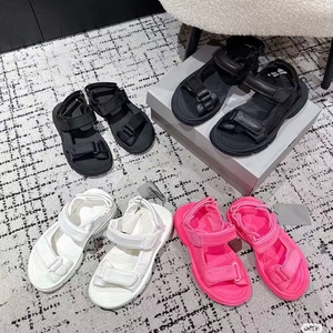 High-quality Luxury Designer Flat <b>Sandals</b> Anti-slip and Breathable Sandales Femme Custom Women's Summer <b>Sandals</b> - Product Image 1