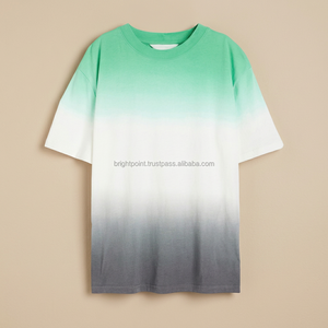 เสื้อยืดผู้ชายพิมพ์ลายพัฟฟ์แบบไทได  รักษ์โลก ระบายอากาศได้ดี สไตล์ลำลอง สำหรับวัยรุ่นและเด็ก - Product Image 2