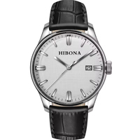 Correa de Reloj de Cuero de Lujo de Calidad, Relojes Mecánicos de Cuarzo con Cronógrafo, Relojes Personalizados con Logotipo de Marca