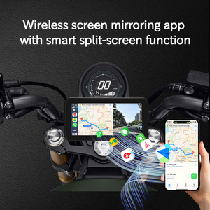 Vente en gros de navigateurs GPS pour moto avec écran tactile IP67 de 6 pouces, Android Auto sans fil, CarPlay, <span class=keywords><strong>radar</strong></span> de détection d'angle mort par ondes millimétriques - Product Image 6
