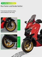 Motos a Gasolina Verificadas 150CC, Motor Rojo sin Escobillas, Motocicleta a Gasolina Refrigerada por Aire, Velocidad Máxima 100km/h, Freno de Disco, Scooter a Gasolina