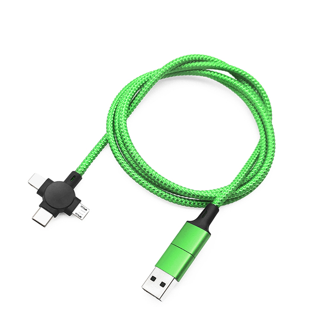Newest Promotional Items Gadgets Christmas Gift 5 in 1 Combo Data Line for Mobile Smart Phone Charger