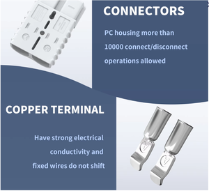 AP-350 350A 2/0 AWG Koper 1p Batterijvoedingsconnector 12V Snelkoppeling Stekker Lier Bedradingset voor Camper - Product Image 4