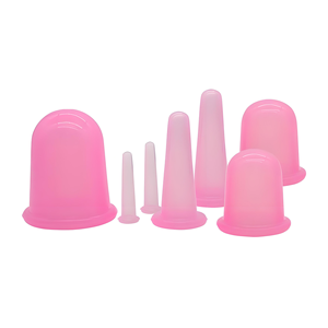 Dalam stok silikon bekam pijat bekam artefak kelembaban penyerap titik akupuntur Dehumidifier 4 buah bekam Set - Product Image 1