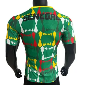 Futbol forması özel oyuncular/fanlar futbol kıyafetleri afrika kupası Senegal ekibi 2023 2024 sezon futbol gömlek futbol futbol forması