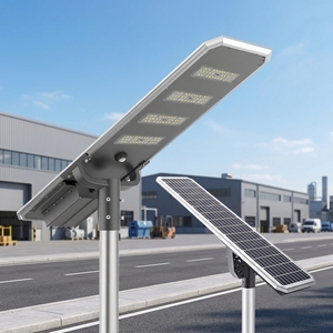 80W Solar <b>Sensor</b> <b>LED</b> Street <b>Light</b> with IP66 Waterproof Design Paired 80W/100W/120W Solar <b>LED</b> Street <b>Light</b> for Main Roads - Product Image 1
