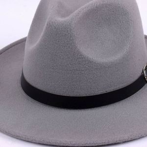 Chapeau Fedora Unisexe en Gros, Chapeaux Fedora Tendance, Chapeau Fedora en Feutre à Large Bord pour Adultes - Product Image 4