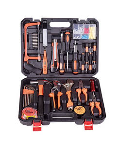 Ensemble d'outils à main en plastique 19 pièces comprenant 8 mini marteaux 9 marteaux de sécurité 13 pinces à becs aiguilles 18 ciseaux 99 perceuses - Product Image 5