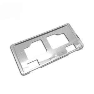 Cadre de plaque d'immatriculation en gros pour l'Afrique et l'Égypte, cadre de plaque d'immatriculation en plastique chromé - Product Image 3
