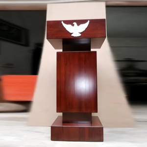 Conjunto de Altar y Atril para Iglesia, Muebles de Iglesia de Madera de Pino Tallados a Mano para Seminarios y Escuelas Teológicas - Product Image 5