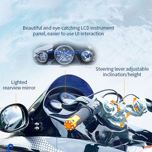 Motoscafo Supercar Acquatica di Lusso Intelligente 2025 in Fibra di Vetro a Basso Consumo con Motore a 4 Tempi da 1400cc Moto d'Acqua Auto-Barca - Product Image 4