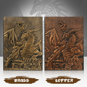 2024 Dungeon Master's Screen Faux cuir gaufré Dragon & Mimic Four-Panel avec poches Donjons & Dragons DM Accessoires - Product Image 3