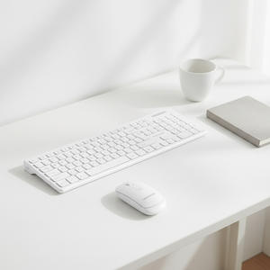 <span class=keywords><strong>COOCAA</strong></span> CAS-100 2.4G ชุดคีย์บอร์ดและเมาส์ไร้สายสำหรับเล่นเกม 108 ปุ่ม ขนาดเต็ม รองรับการเชื่อมต่อแบบ Plug-and-Play ออกแบบตามหลักสรีรศาสตร์ กันน้ำ สำหรับพีซี/แล็ปท็อป - Product Image 4