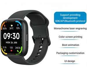 Reloj Inteligente Multideportivo Personalizado con Pantalla TFT para Llamadas BLE, Monitoreo de Salud, Protocolo SDK, Base de Carga Magnética y <span class=keywords><strong>Asistente</strong></span> de Voz - Product Image 1