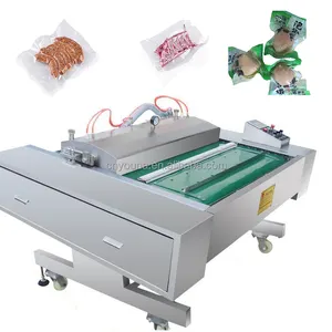 Hoge Productieve Automatische Vacuüm Sluitmachine Voor Voedsel Vlees Kippennotenproduct Industriële Vacuümmachine