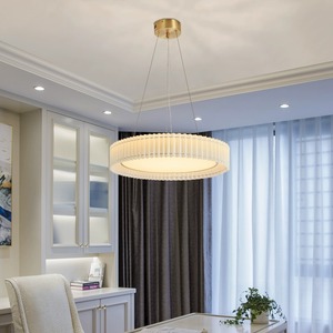 All-Copper <b>LED</b> <b>Ceiling</b> Pendant <b>Light</b> Luxury Nordic Style for Bedroom Living Room Warm Romantic Smart Minimalist Popular Online - Product Image 3