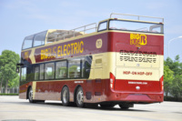 ANKAI Citybus à double pont 12 mètres 78 sièges à toit ouvert avec toit de sécurité bus touristique