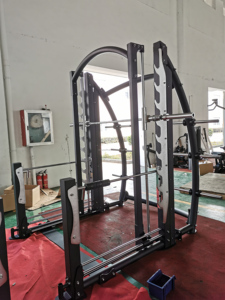 Máquina de gimnasio comercial 3D Smith Power Rack de acero para entrenamiento de fuerza, equipo de fitness de fábrica china - Product Image 4