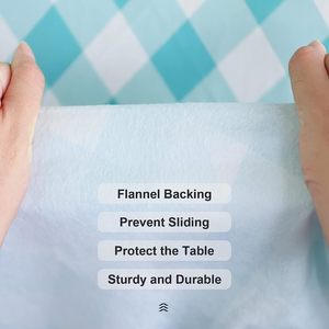 Huihe Nhà Máy Tổ Chức Sự Kiện Mềm Cán PVC Khăn Trải Bàn Chống Nước Hình Chữ Nhật Đám Cưới Khăn Trải Bàn - Product Image 5