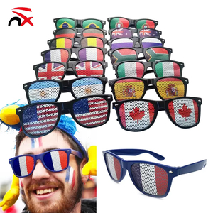 Wholesale Custom Logo Printed Italy Country Flag Sticker Sunglasses for Football Party Decoration