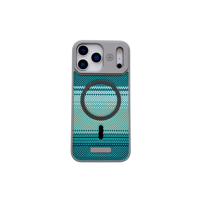 Nouvelle arrivée, étui de téléphone portable antichoc avec anneau magnétique de couleur unie pour 16 17 Pro Max, PC+PU cuir, protection de l'appareil photo