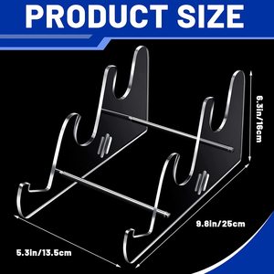 <span class=keywords><strong>Acrylic</strong></span> Bàn Phím hiển thị chủ cơ khí bàn phím máy tính đứng cho bàn trong suốt 3 Tier giữ bàn phím cho máy tính - Product Image 2