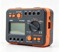 Testeur de résistance de terre HVD DB30 5000Ω double fréquence 30A avec sortie externe, grand testeur de résistivité du sol pour réseau de terre