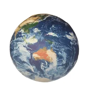 Giant Decoratie Opblaasbare Aarde Globe Ballon Pvc Planeet Verlichting Opblaasbare Aarde Met Basis Blower