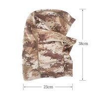 Masque de cyclisme respirant en maille à séchage rapide pour l'extérieur, cache-tête tactique de pêche camouflage monopièce
