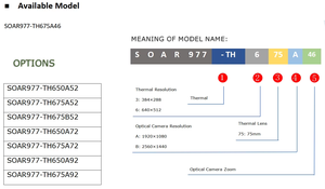 4MP 40x Laser Camera nhiệt Xem khoảng cách lên đến 3km - Product Image 6