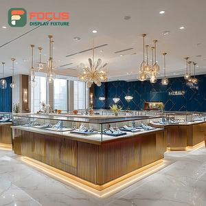 Custom Jewelry Retail Display System Laminated Finish Commercial Store Showcase Cabinet - Product Image 5