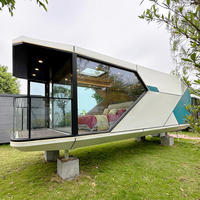 Maison conteneur en acier JY de 20 pieds - Écologique, étanche, installation facile, modulaire, portable, design moderne, pour resorts de glamping