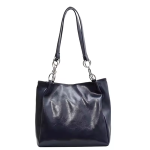 Sac à bandoulière pour femme en PU souple, imperméable, de grande capacité, simple et de haute qualité - Product Image 6