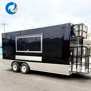 Camión de Comida Móvil para Cafetería, Bar y Restaurante, de Aluminio y Fibra de Vidrio, Resistente a la Oxidación, con Rastreo GPS, Tamaño y Color Personalizables - Product Image 1