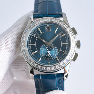 Montre mécanique automatique sophistiquée unisexe de qualité 5A avec plusieurs achats possibles, cadran à complications, index des heures en diamant - Product Image 1