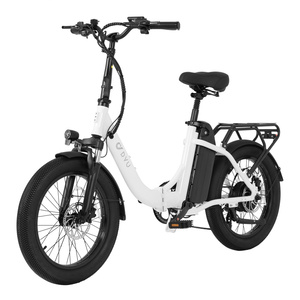 20 Inch <b>Ebike</b> Electric City Bike for Adults <b>Fat</b> Tire E Bicycle with Low Step <b>Frame</b> - Product Image 6