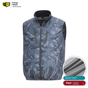 عارضة الصيف سترة العمل الرجال النساء البوليستر شعار تكييف الهواء الديكور شبكة قماش الرياح البضائع في الهواء الطلق ارتداء الخارجي - Product Image 3