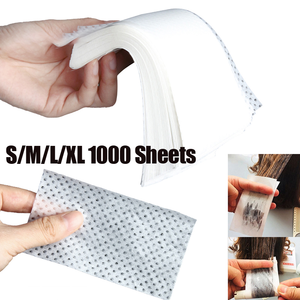 أوراق بيرم S/<span class=keywords><strong>M</strong></span>/L/XL للاستخدام مرة واحدة-أوراق تبييض الشعر المقاومة للحرارة للصالونات ومتاجر الحلاقة - Product Image 2