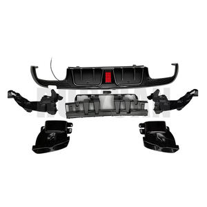 Nouvelle arrivée 2025, diffuseur arrière pour Mercedes Classe C W205 C180 <span class=keywords><strong>C200</strong></span> C300 2019-2023 |   Kit carrosserie sport noir brillant - Product Image 1